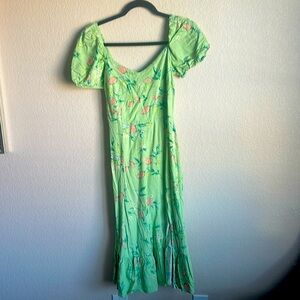 By the River mid length dress